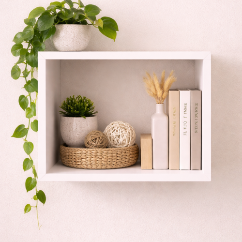 Floating box shelf