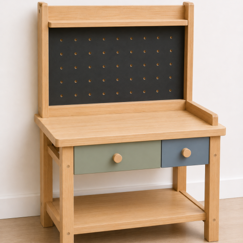 Kids Wooden Workbench