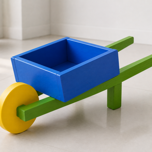 Wooden Wheelbarrow